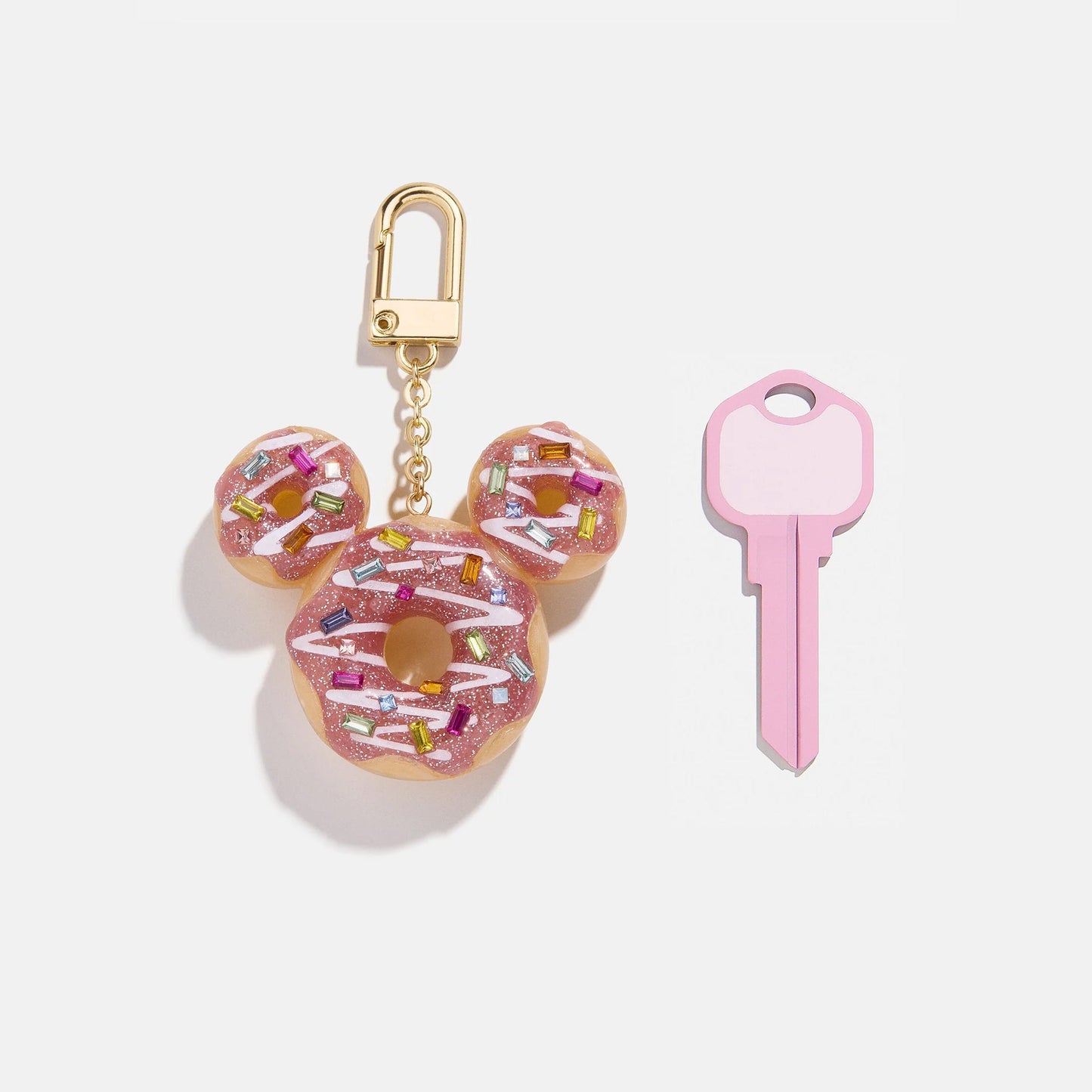 Mickey Mouse Disney Donut Bag Charm - Disney Pink Donut Bag Charm