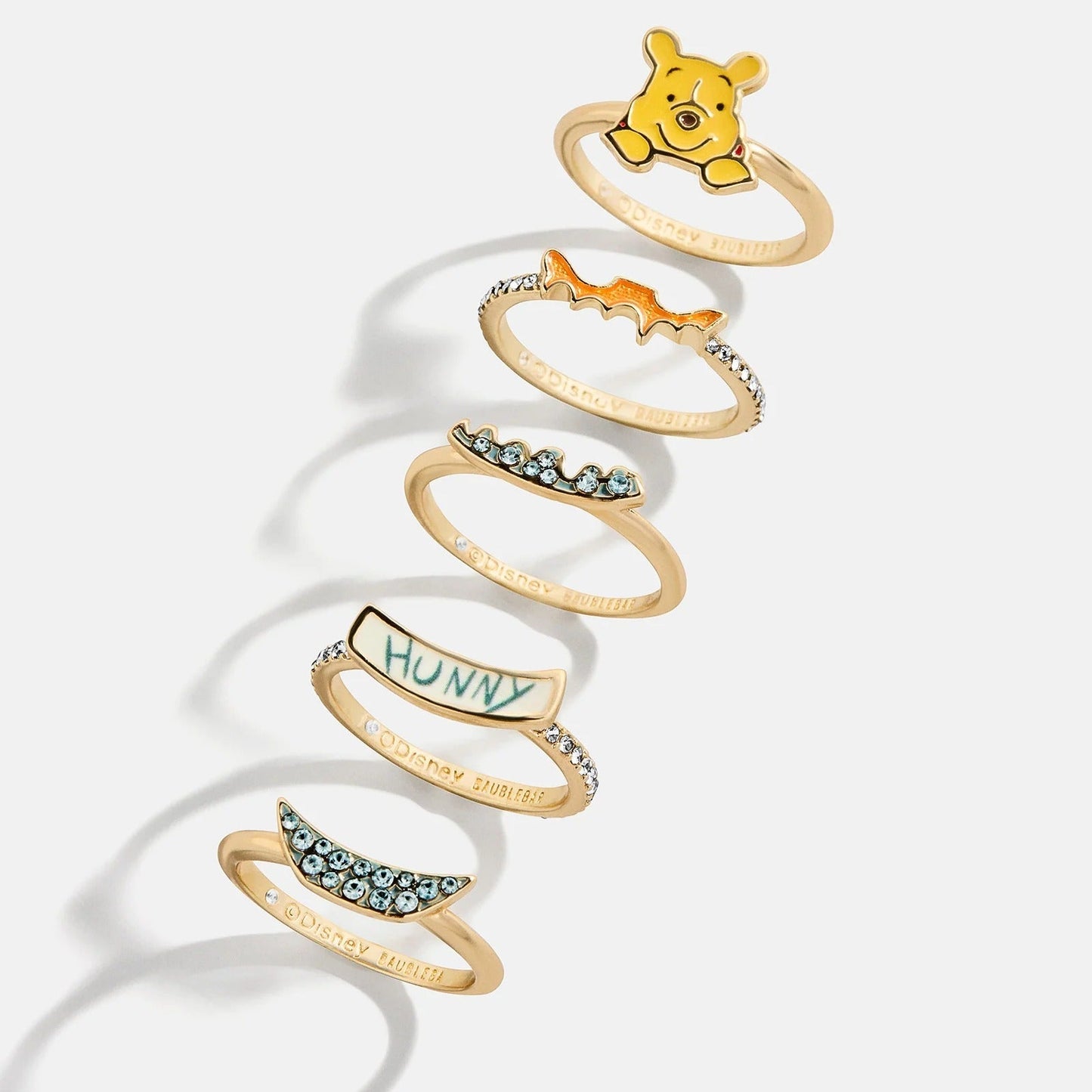 Disney Winnie the Pooh Ring Set - Gold