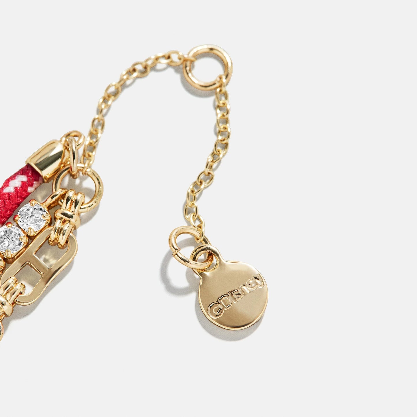 Disney Mickey Mouse Layered Bracelet - Gold/Red