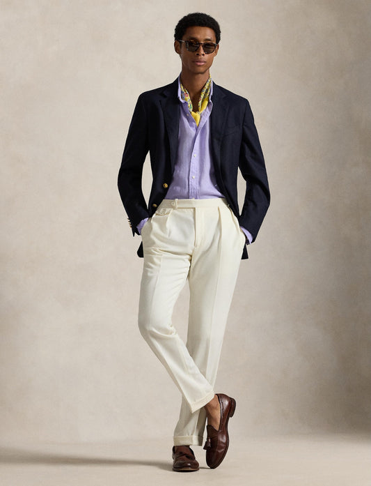 Polo Ralph Lauren - Custom Fit Linen Shirt - Sky Lavender