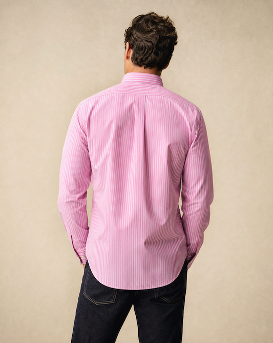 Polo Ralph Lauren - Cotton Shirt - Stripe - Pink & White