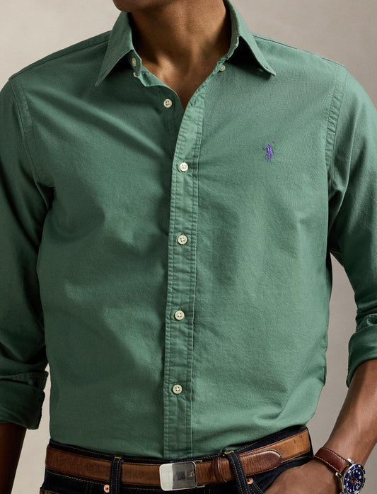 Polo Ralph Lauren - Oxford Shirt - Garment-Dyed Green/Fatigue