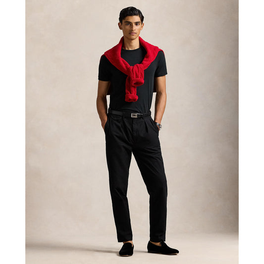 Polo Ralph Lauren - Custom Fit Jersey Crewneck T-Shirt - Black