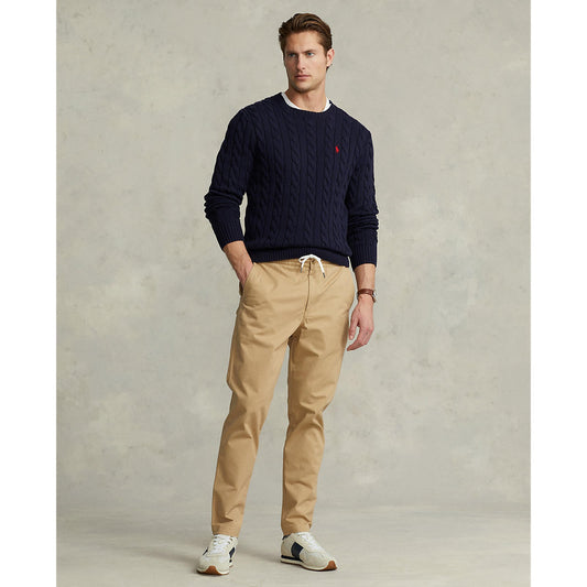 Polo Ralph Lauren - Cotton Cable Knit Crewneck Sweater - Navy
