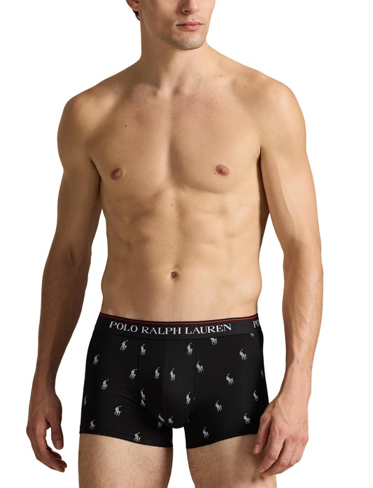 Polo Ralph Lauren - 3-Pack Stripe Trunks - Gift Box - Black White