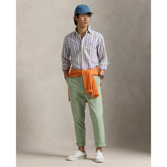 Polo Ralph Lauren - Oxford Shirt - Stripe - Purple, Orange Multi