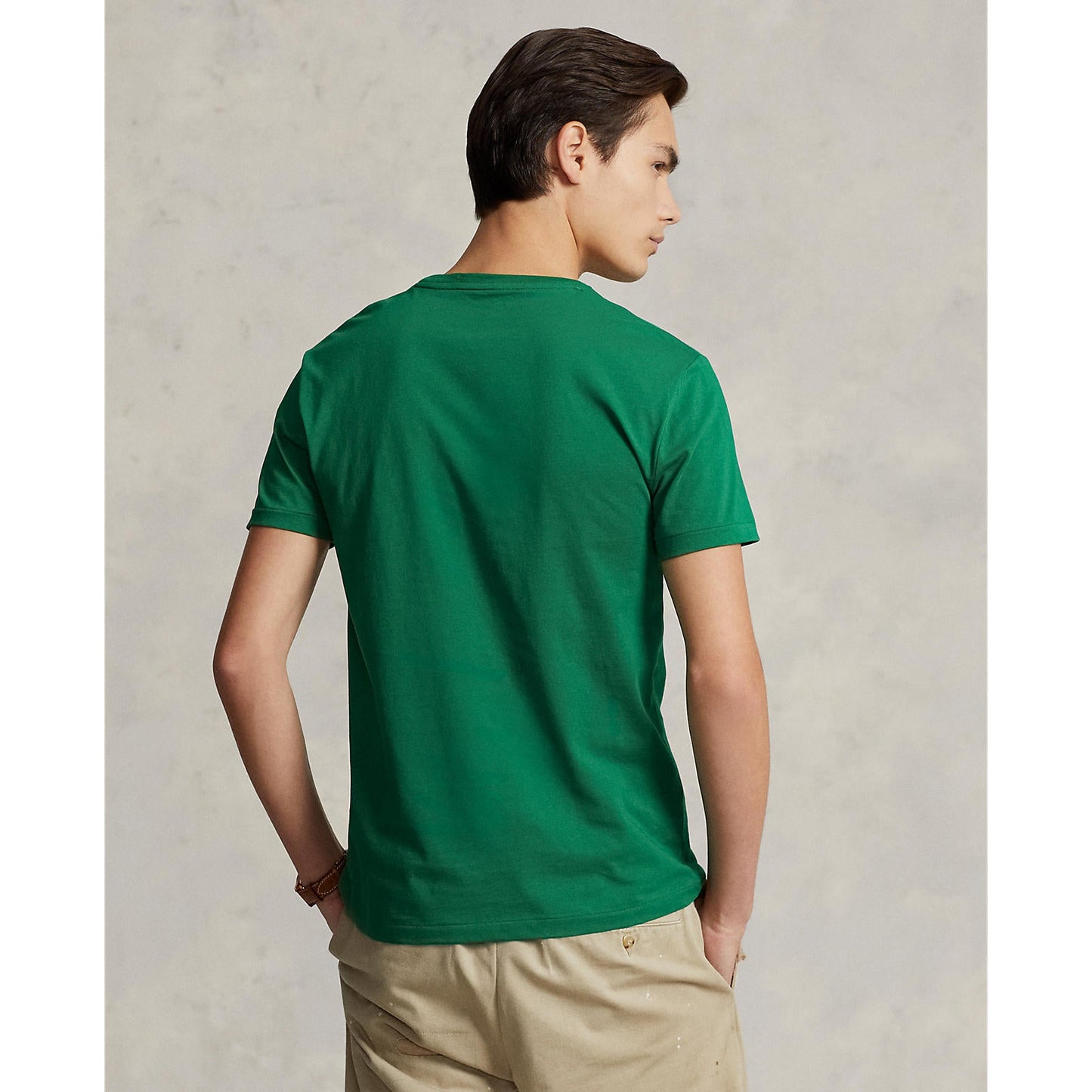 Polo Ralph Lauren - Custom Fit Jersey Crewneck T-Shirt - Bright Green