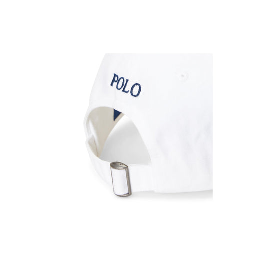 Polo Ralph Lauren - Chino Cap - White with Navy Pony