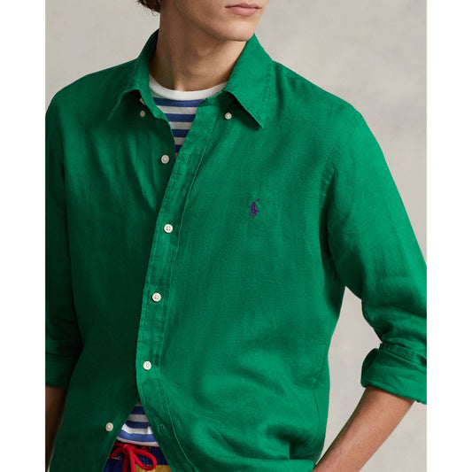 Polo Ralph Lauren - Linen Shirt - Athletic Green