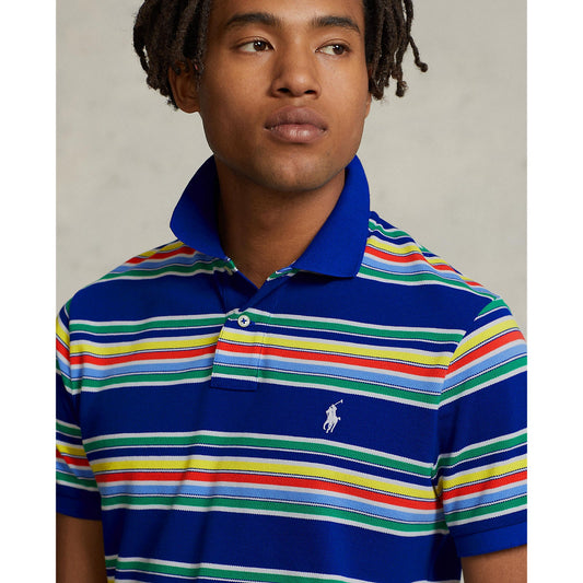 Polo Ralph Lauren - Mesh Polo - Stripe - Heritage Royal Blue Multi