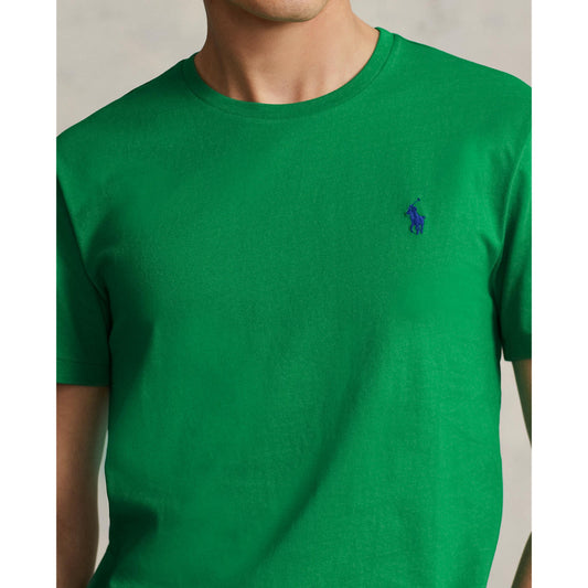 Polo Ralph Lauren - Custom Slim Fit Jersey Crewneck T-Shirt - Billiard Green