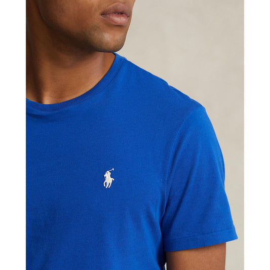 Polo Ralph Lauren - Custom Slim Fit Jersey Crewneck T-Shirt - Sapphire Blue