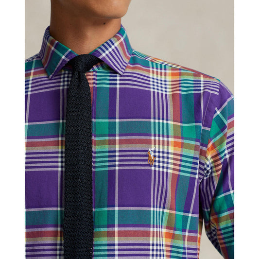 Polo Ralph Lauren - Oxford Shirt - Check - Purple, Green Multi