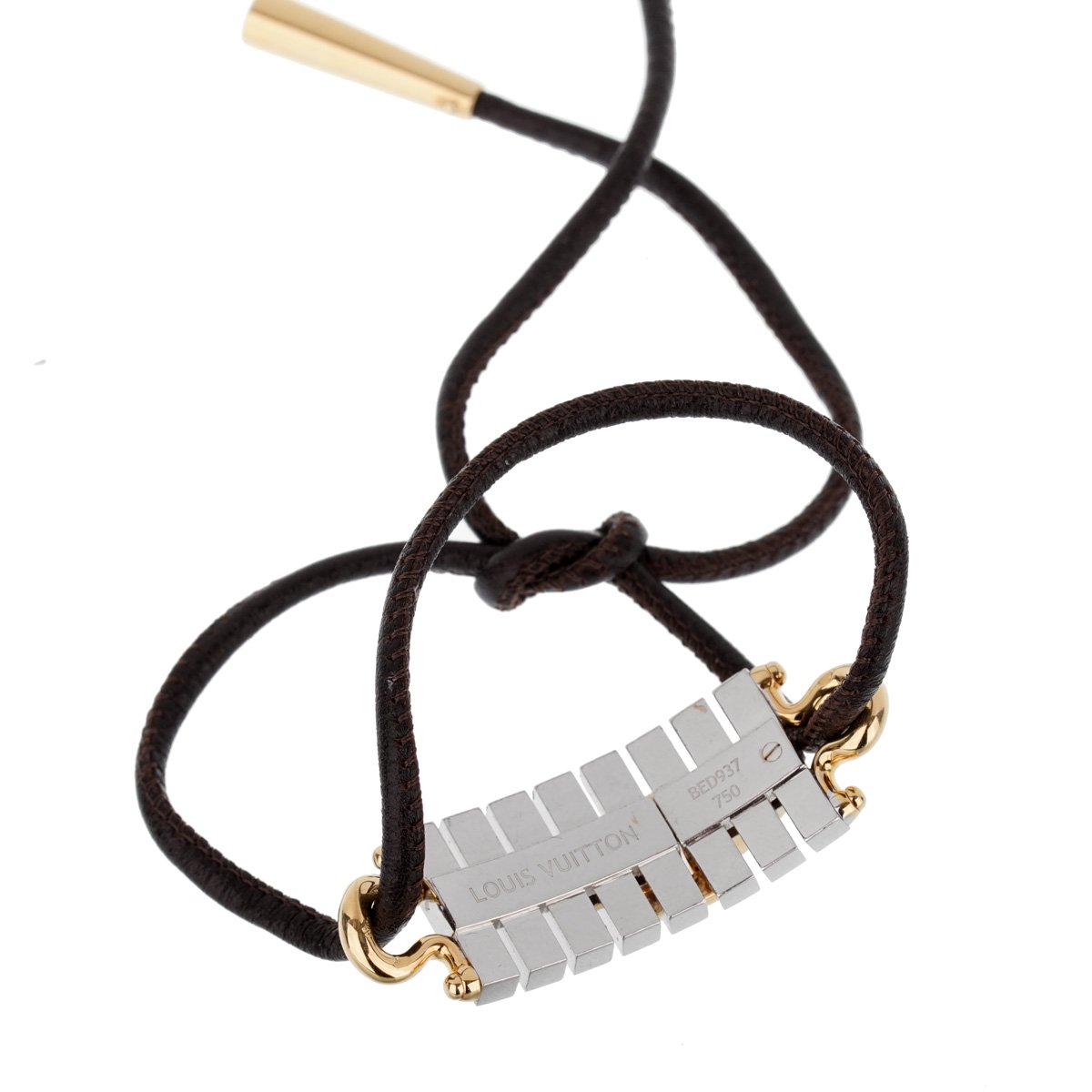 Louis Vuitton 18k White & Yellow Gold Diamond Convertible Necklace Bracelet