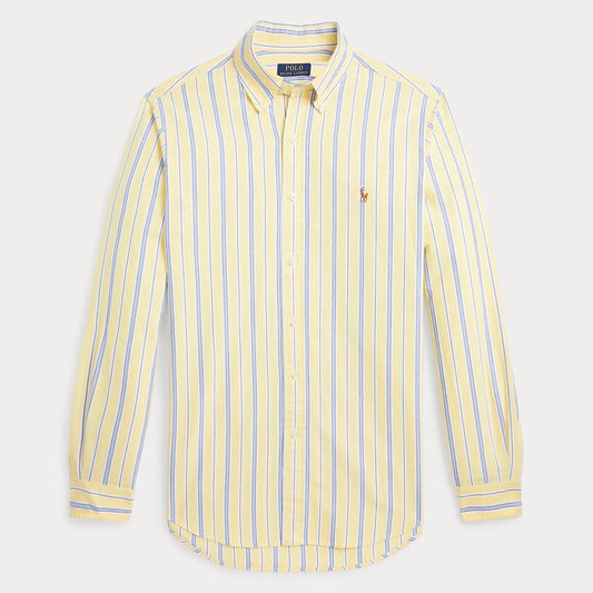 Polo Ralph Lauren - Oxford Shirt - Stripe - Yellow, Blue, White