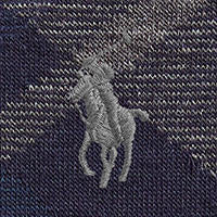Polo Ralph Lauren - Plaid Dress Sock - Navy