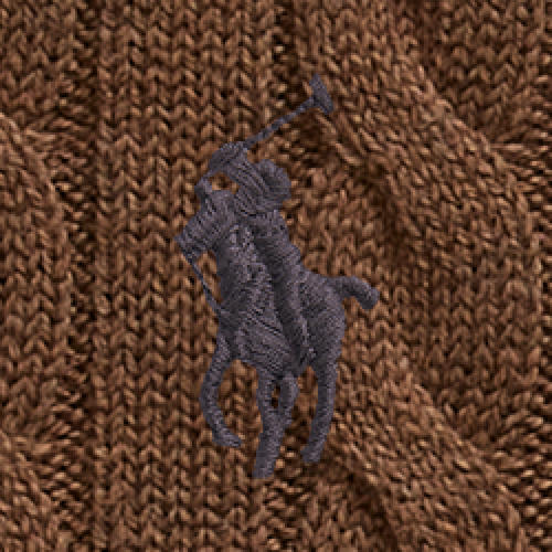 Polo Ralph Lauren - Cotton Cable Knit Crewneck Jumper - Coffee Brown