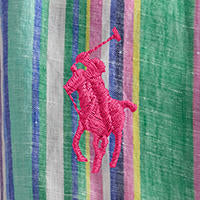 Polo Ralph Lauren - Linen Shirt - also in Big & Tall - Green Pink Multi