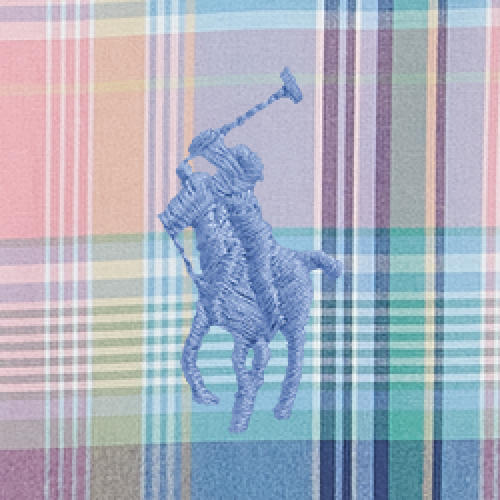 Polo Ralph Lauren - Poplin Shirt - Custom Fit - Check - Pink Blue Multi