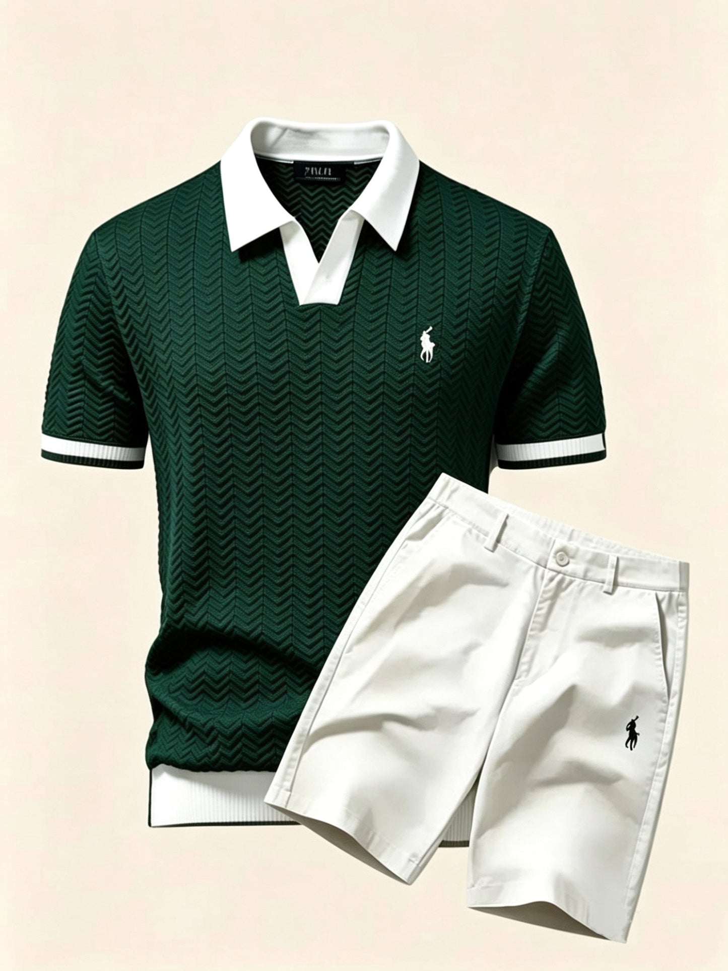 Ralph Lauren Old Money Polo Shirt + Shorts Set