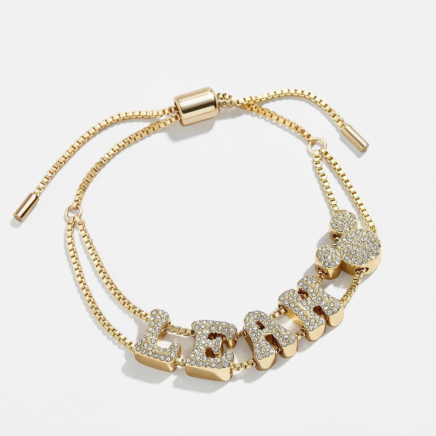 Disney Mickey Mouse Custom Slider Bracelet - Pavé Bubble Double Strand