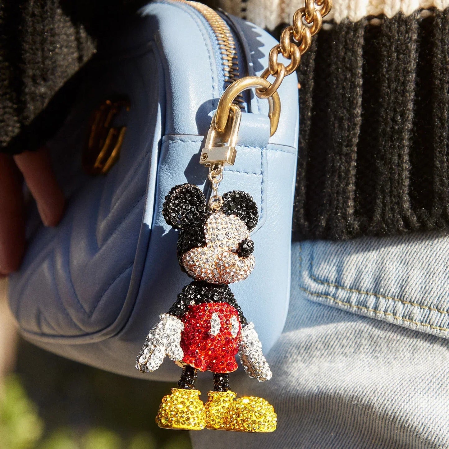 Disney Mickey Mouse Classic Pavé Bag Charm - Mickey Mouse