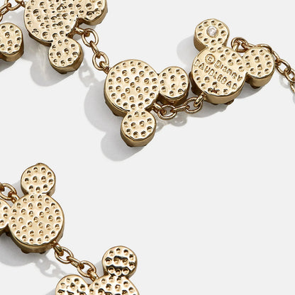 Mickey Mouse Disney Pavé Pull-Tie Bracelet