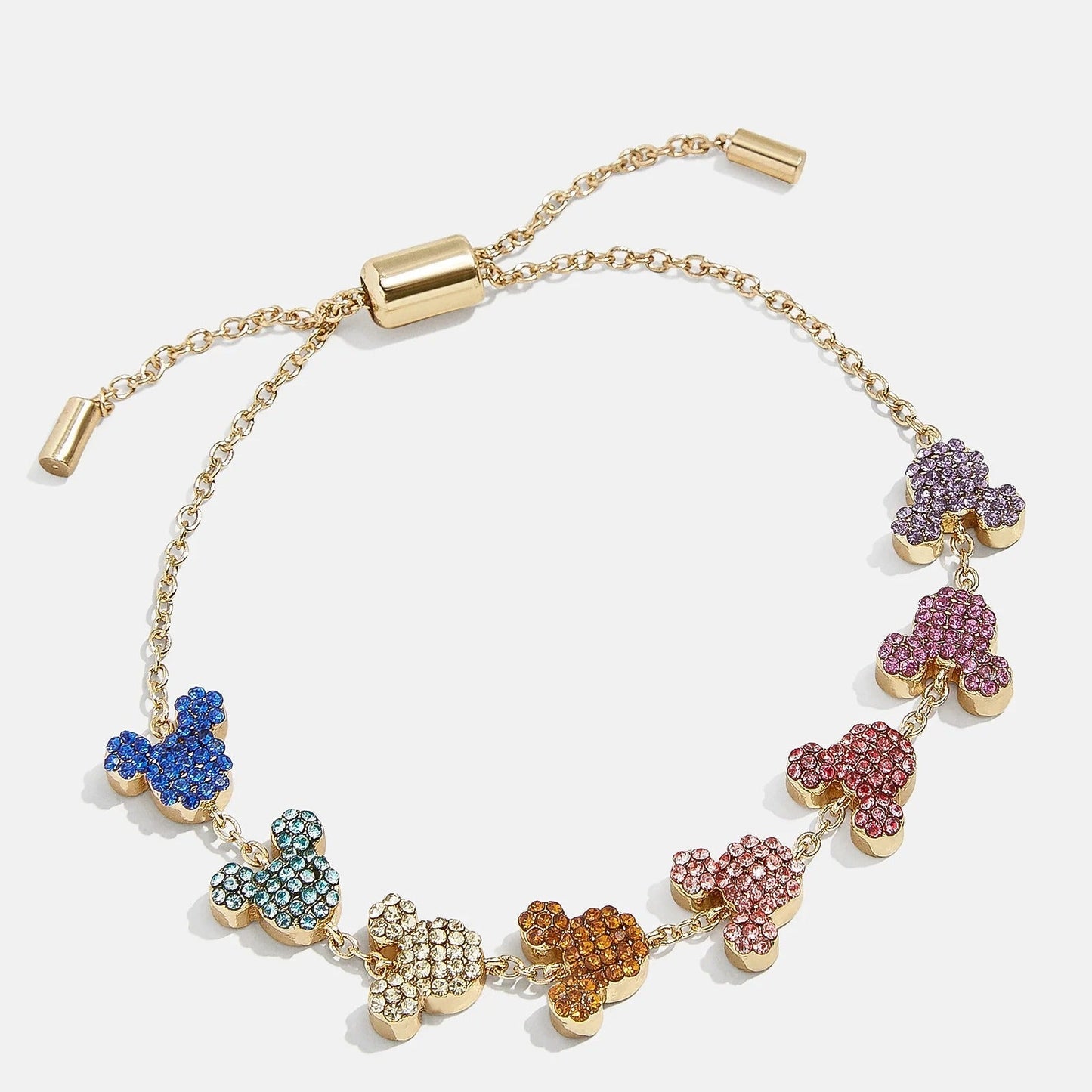 Mickey Mouse Disney Pavé Pull-Tie Bracelet