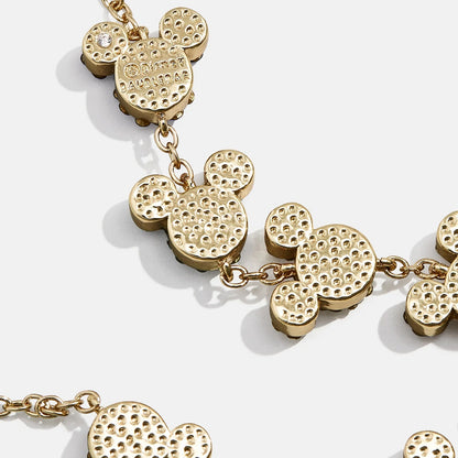 Mickey Mouse Disney Pavé Pull-Tie Bracelet