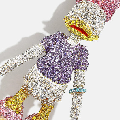 Disney Daisy Duck Classic Pavé Bag Charm - Daisy Duck