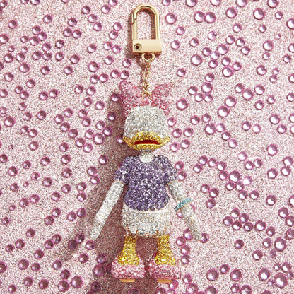 Disney Daisy Duck Classic Pavé Bag Charm - Daisy Duck