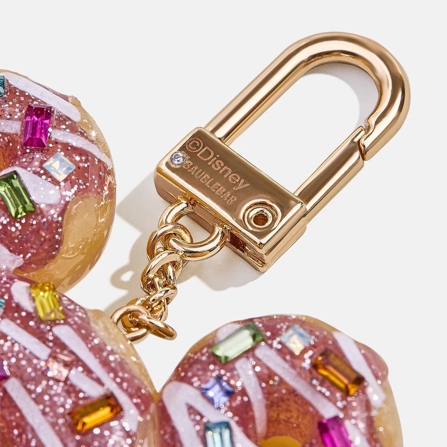 Mickey Mouse Disney Donut Bag Charm - Disney Pink Donut Bag Charm