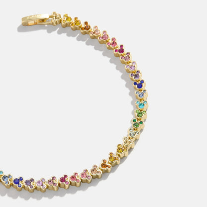 Mickey Mouse Disney Repeating Tennis Bracelet - Multi
