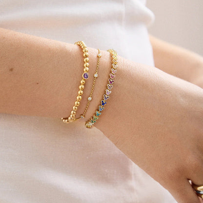 Mickey Mouse Disney Repeating Tennis Bracelet - Multi