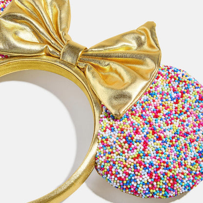 Minnie Mouse Disney Confetti Ears Headband - Minnie Mouse Confetti Ears