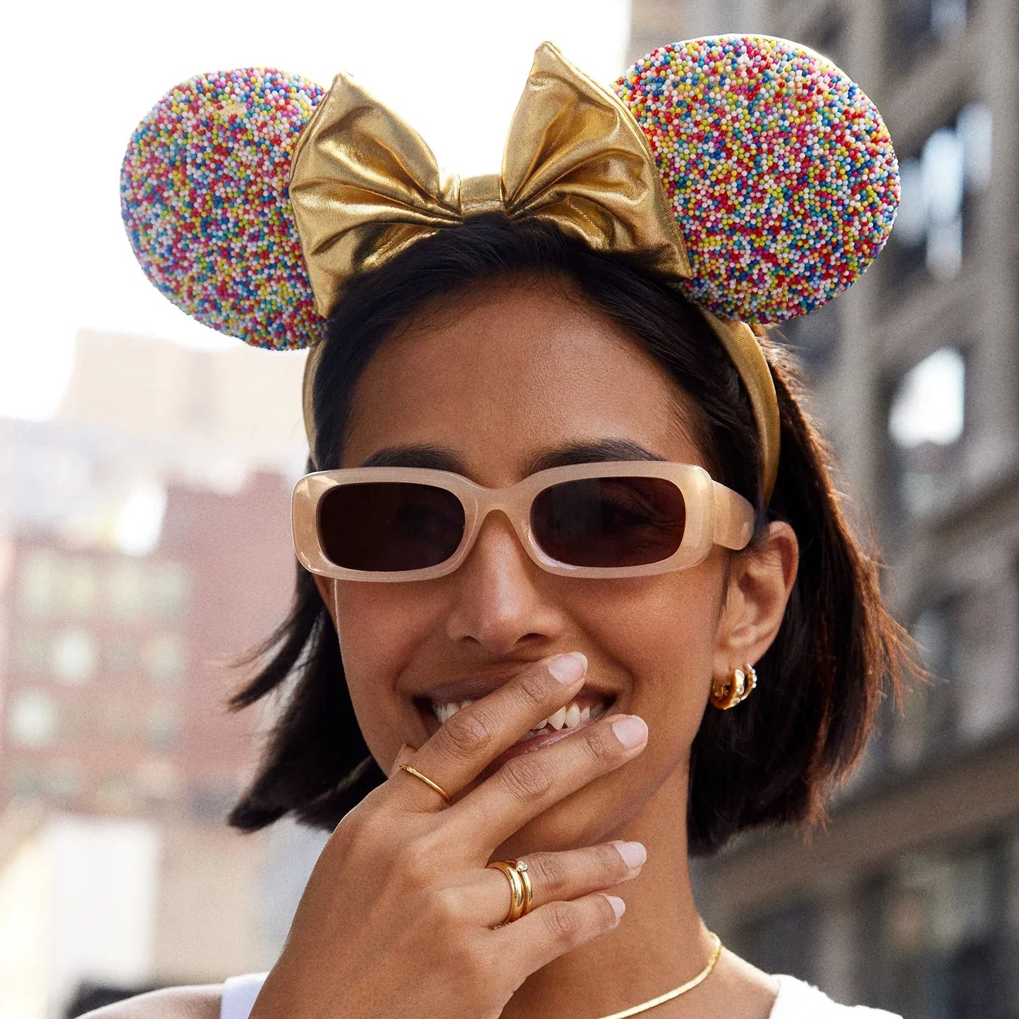 Minnie Mouse Disney Confetti Ears Headband - Minnie Mouse Confetti Ears