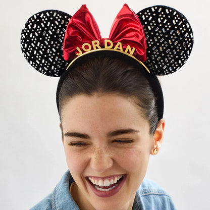 Disney Minnie Mouse  Glam Custom Ears Headband - Custom Glam Minnie Mouse Ears