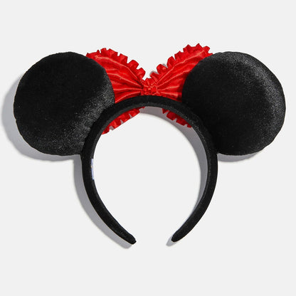 Disney Minnie Mouse White Floral Ears Headband - Minnie Mouse White Floral Ears