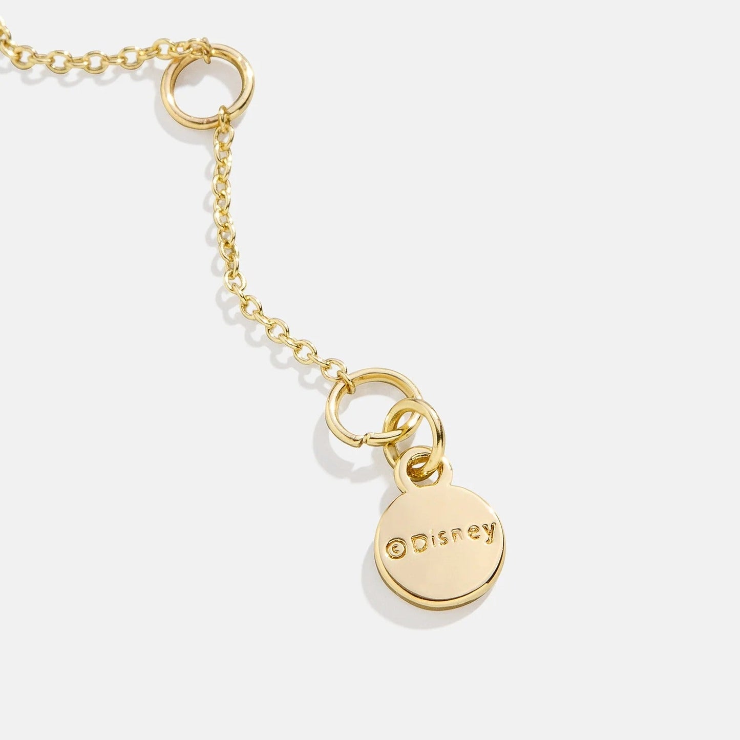 Disney Mickey Mouse Hugging Heart Necklace - Gold