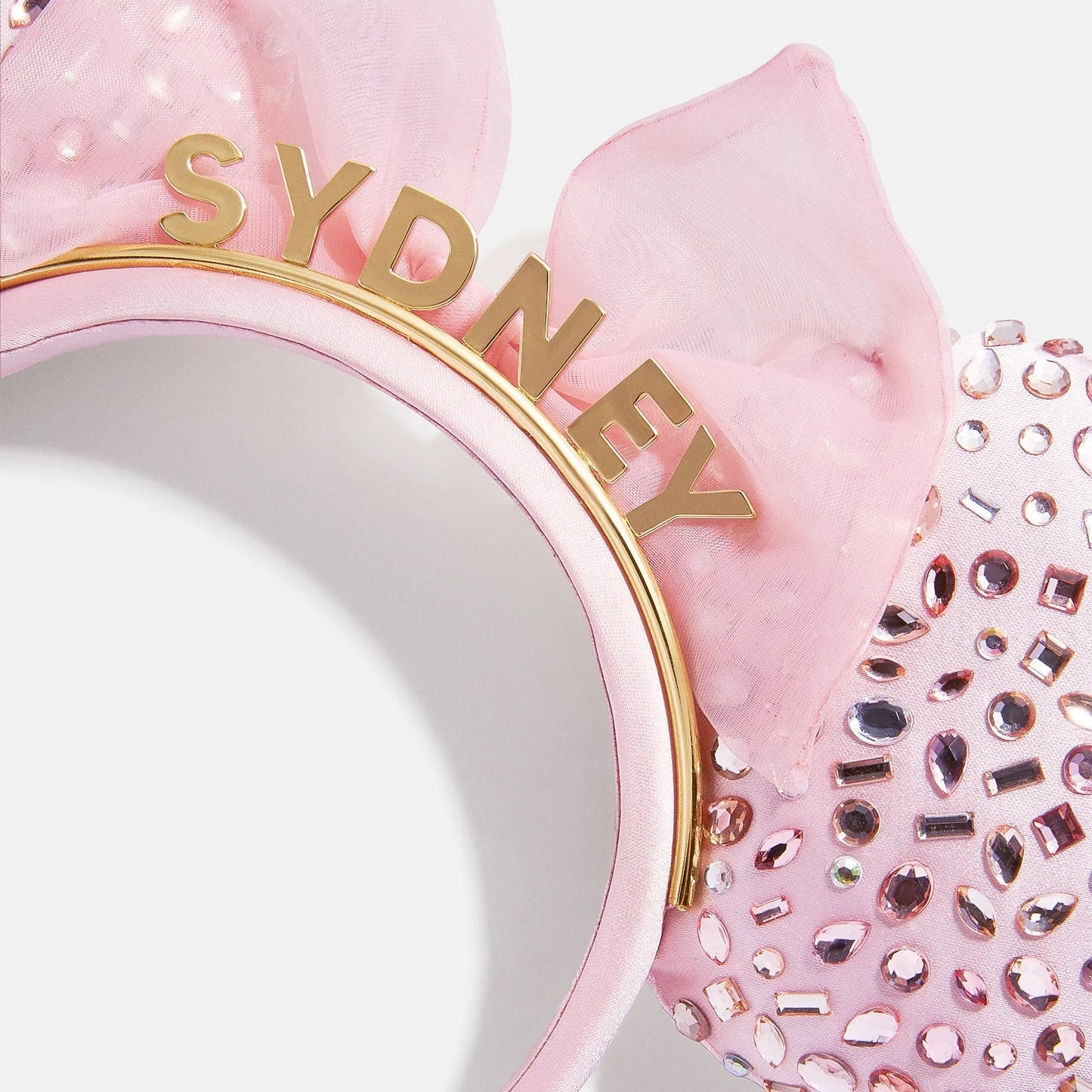 Disney Minnie Mouse Soft Pink Custom Ears Headband - Custom Soft Pink Minnie Mouse Ears