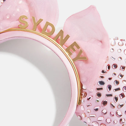 Disney Minnie Mouse Soft Pink Custom Ears Headband - Custom Soft Pink Minnie Mouse Ears