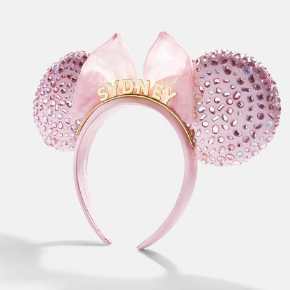 Disney Minnie Mouse Soft Pink Custom Ears Headband - Custom Soft Pink Minnie Mouse Ears