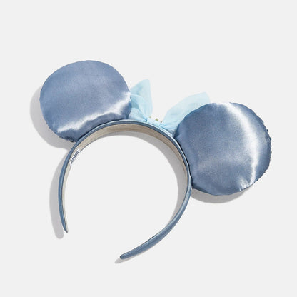 Disney Minnie Mouse Crystal Blue Custom Ears Headband - Minnie Mouse Crystal Blue Custom Ears