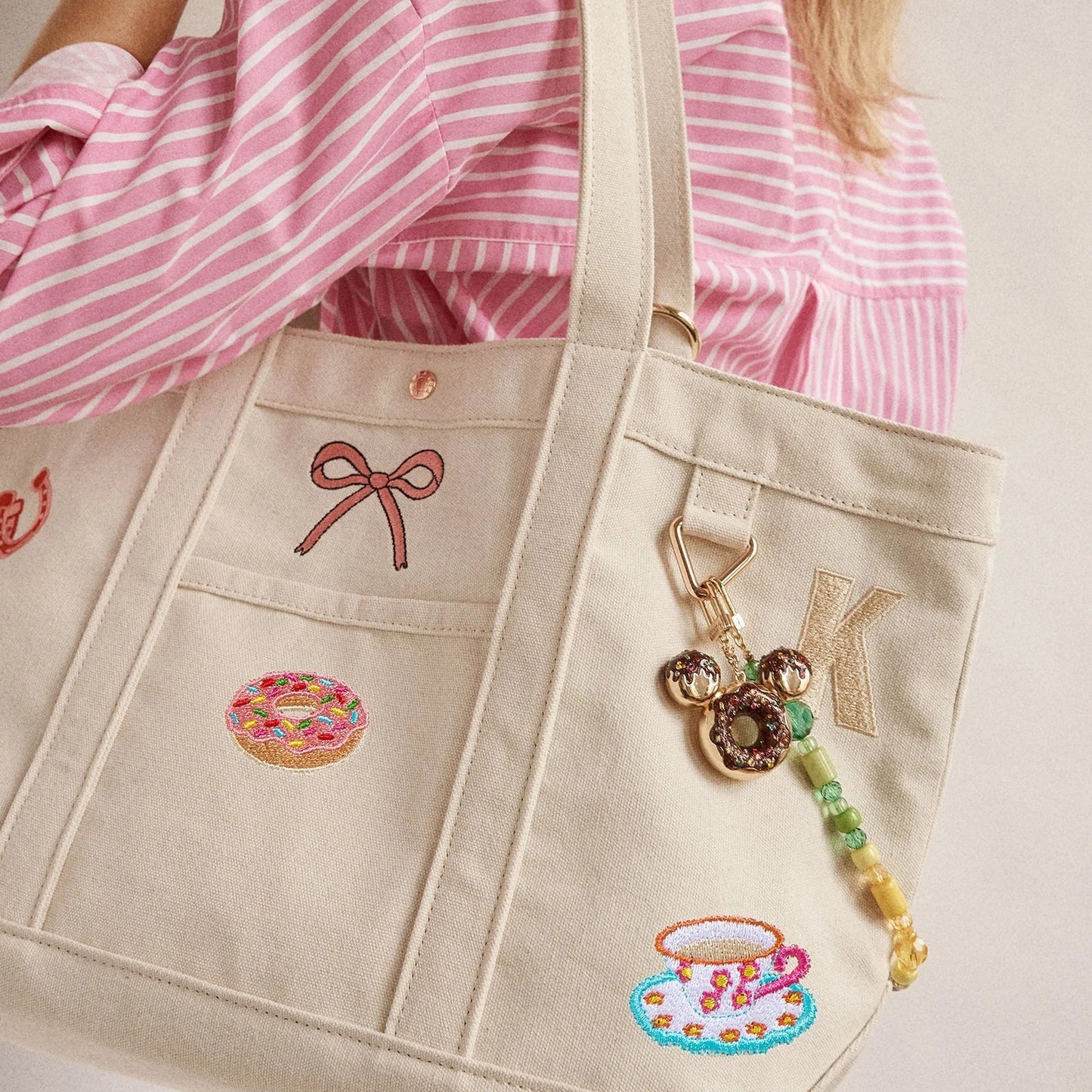 Disney Mickey Mouse Chocolate Donut Bag Charm - Disney Chocolate Donut Bag Charm
