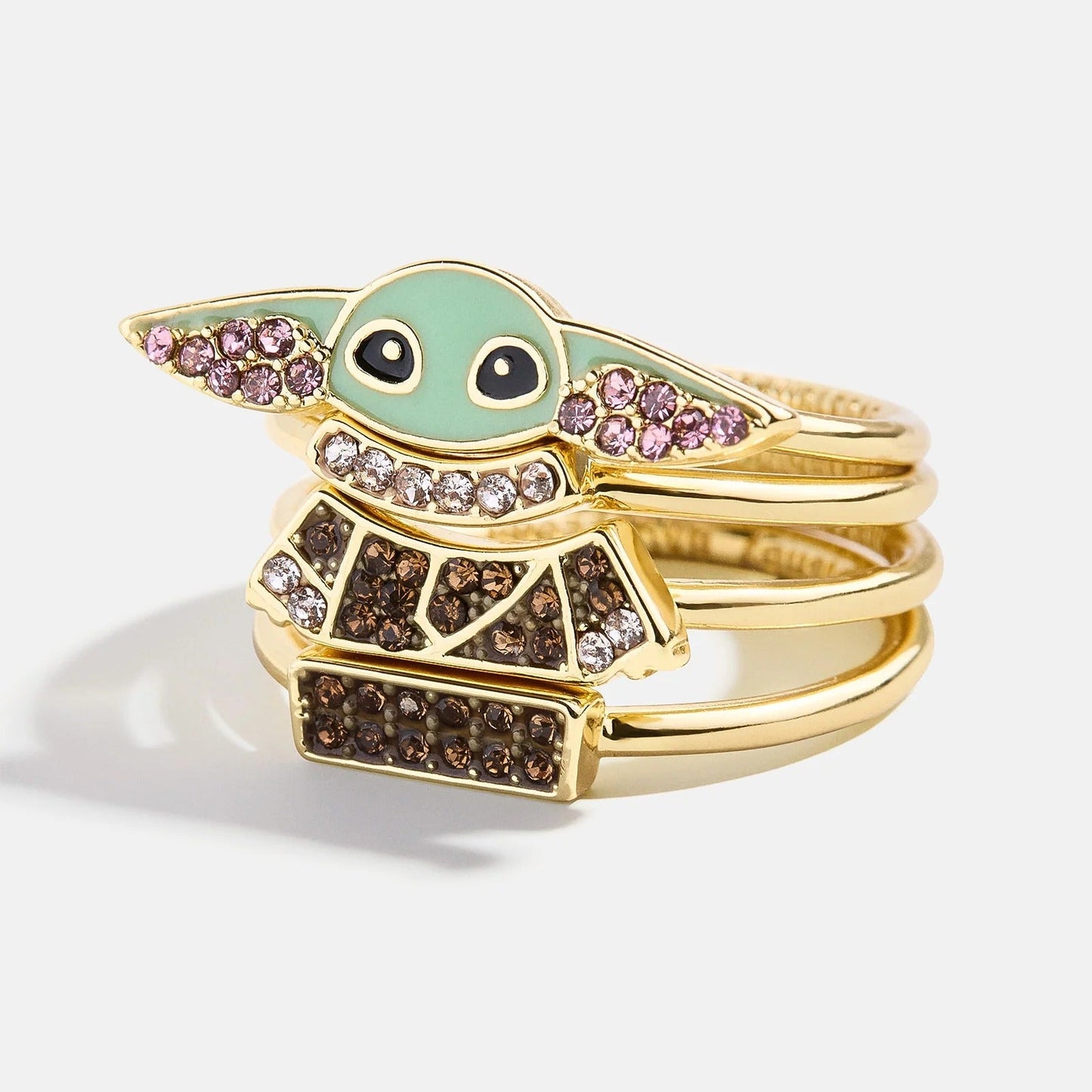 STAR WARS™ GROGU™ Ring Set - Gold/Green