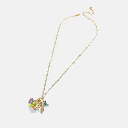 STAR WARS™ GROGU™ Cluster Charm Necklace - Gold/Green