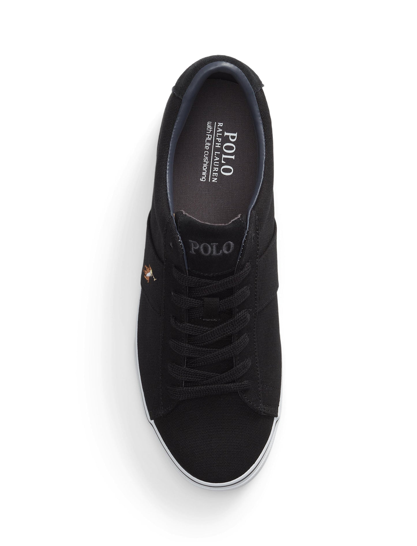 Polo Ralph Lauren - Sayer NE Sneakers - Black with White Sole