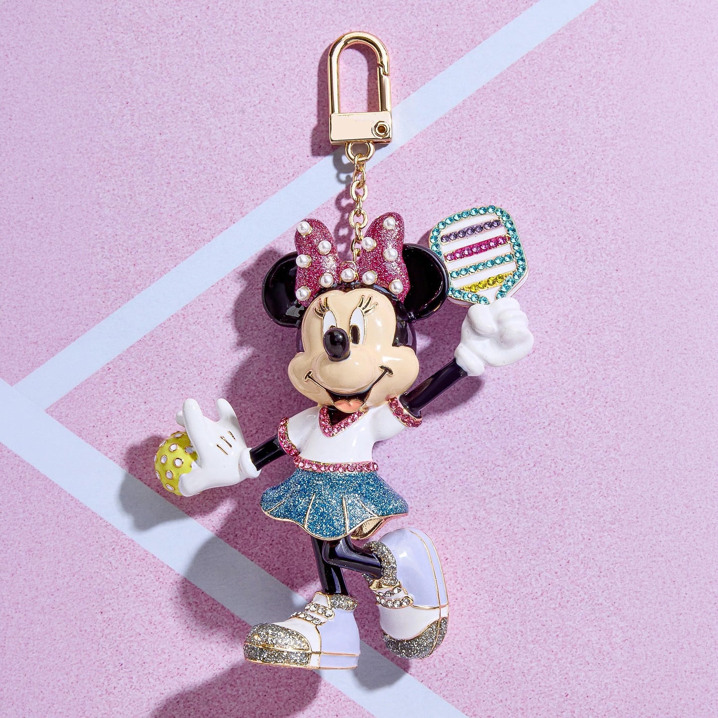 Disney Minnie Mouse Pickleball 3D Bag Charm - Minnie Mouse