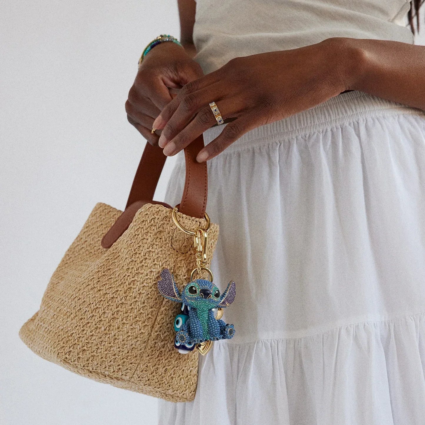 Disney Stitch 3D Bag Charm - Blue