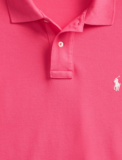 Polo Ralph Lauren - Custom Fit Mesh Polo - Hot Pink